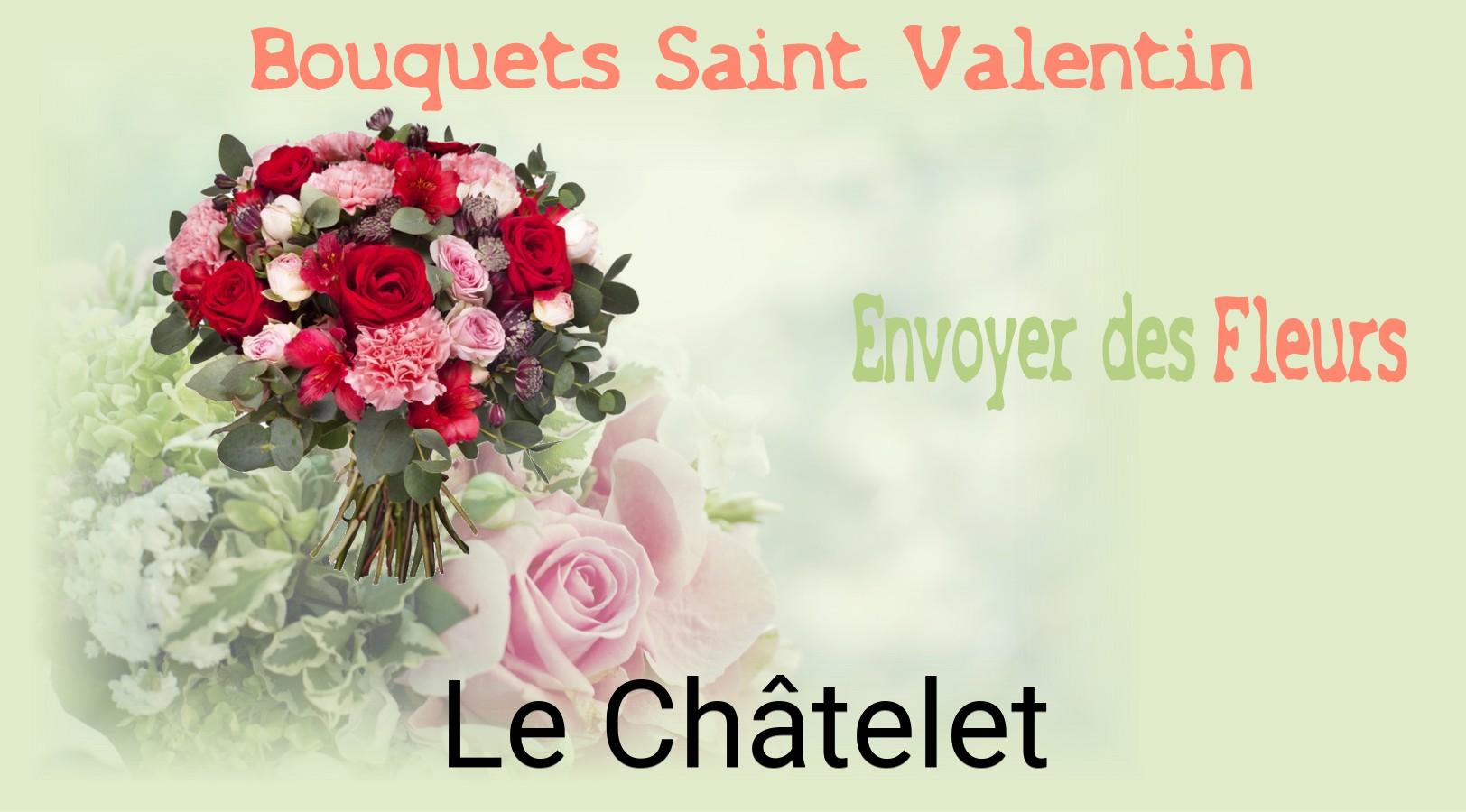 Roses de Saint-Valentin livrées à Le Châtelet